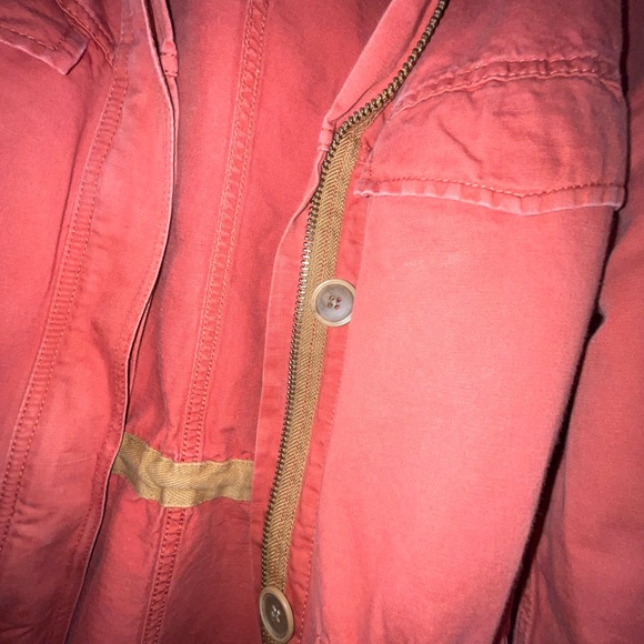 Ann Taylor LOFT burnt orange Adirondack Jacket Linen size Medium - Picture 6 of 13